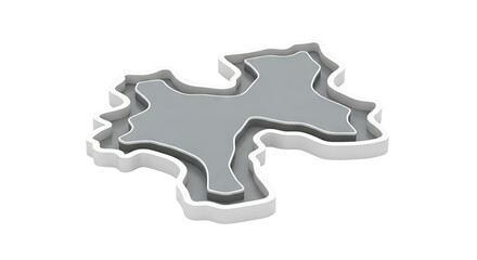 Obraz premium Abstract 3D Geometric Shape