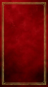 Luxury chinese festive oriental background with rich red texture and elegant gold frame border design background for celebration greeting card or invitation layout