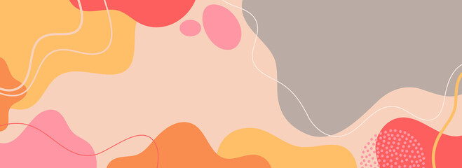 Color splash abstract background for design.Template banner and cover for social media ad, template special promo new arrival sale.	