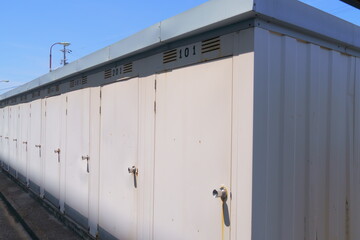 集合住宅の屋外倉庫