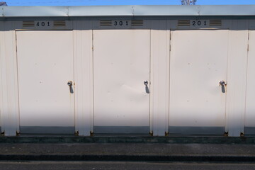 集合住宅の屋外倉庫