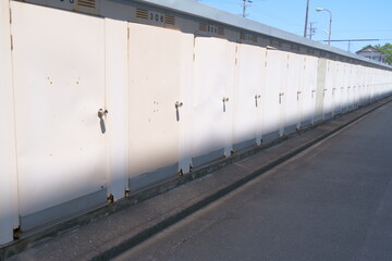 集合住宅の屋外倉庫