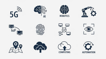 Collection of Technology and Innovation Icons 3.