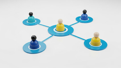 Conceptual Network of Pawns and Connections.