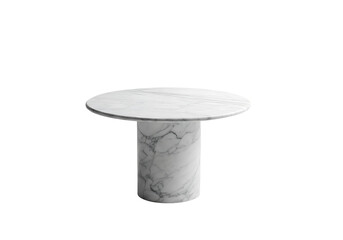 Marble Dining Table with Round Top.