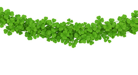 Vibrant green leafy branch isolated on transparent background