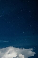 Fototapeta premium night sky with clouds
