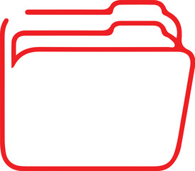 Folder icon  simple icon. Vector ICON all icon Viktor	