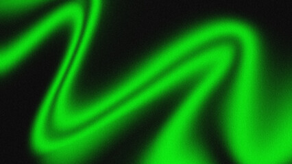 Obraz premium Banner poster header cover design with green abstract noise texture on rough background over black background 