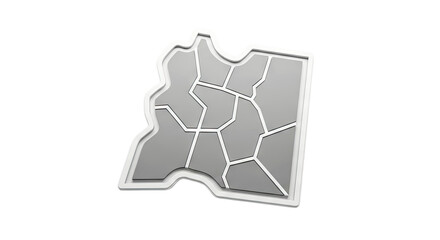Abstract Polygonal Map Icon