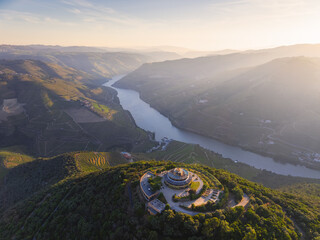 Aerial View Modern Architectural Marvel