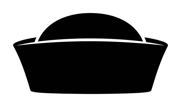 Sailor Hat Dixie Cup - Minimalist Vector