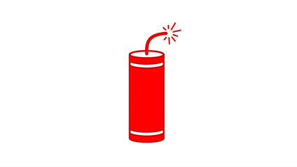 Obraz premium Chinese Firecracker Icon