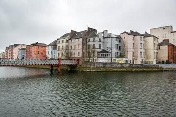 Obraz premium The city of Cork in southern Ireland.