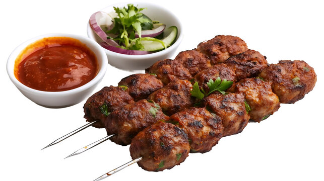 Kababs with Dip