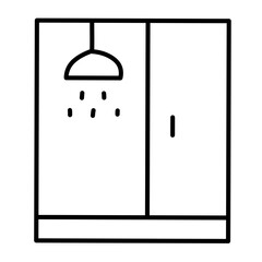 Bathroom vector icon