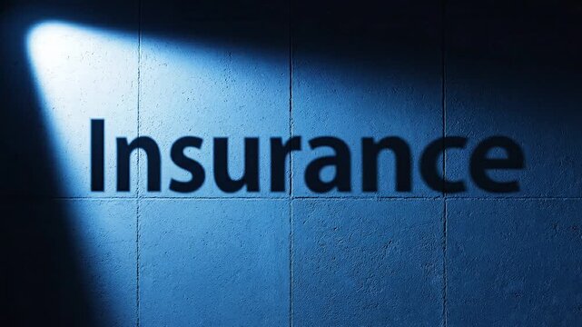 Insurance Policy Concept Protection Coverage Security.