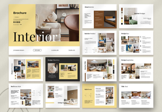 Interior Brochure Landscape Template