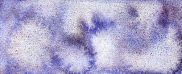 Watercolor purple hand drawn background, monochrome element for wedding and party design