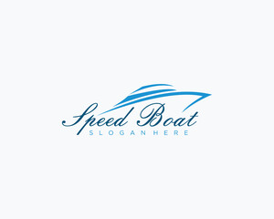 Speed ​​boat logo
