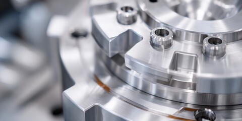 Metal object with a hole in the middle