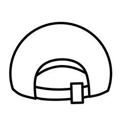 Cap icon vector
