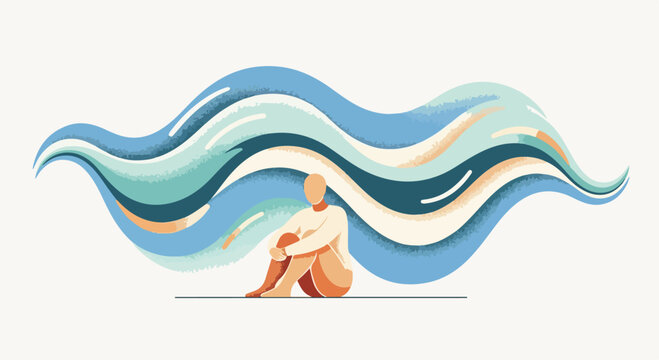 Emotional Regulation And Managing Internal Emotional Flow illustration