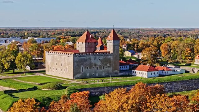 castle in the autumn