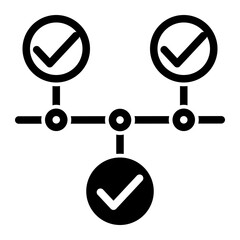 Linear graphical representation of events or milestones in chronological order (Mixed Style)