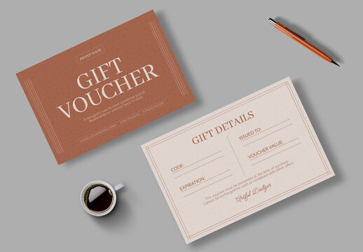 Gift Voucher Card Layout