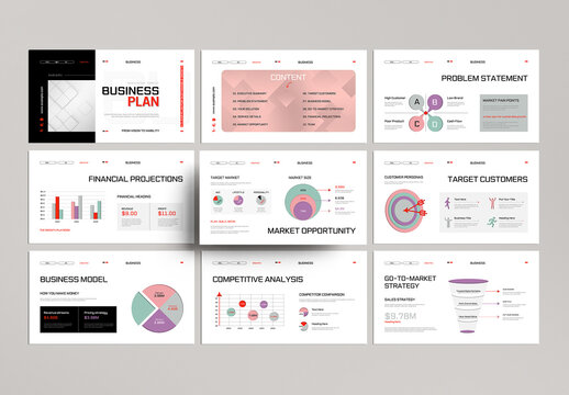 Corporate Business Plan Strategy Presentation Template