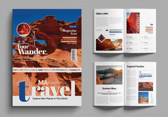 Travel Magazine Template