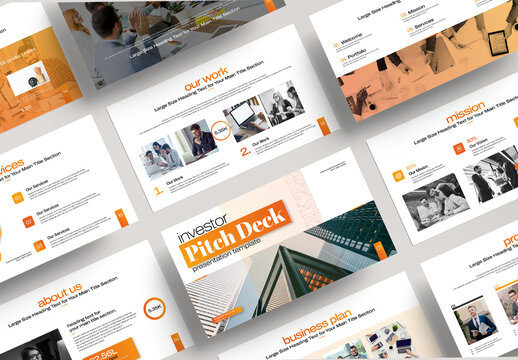 Investor Pitch Deck Presentation Template