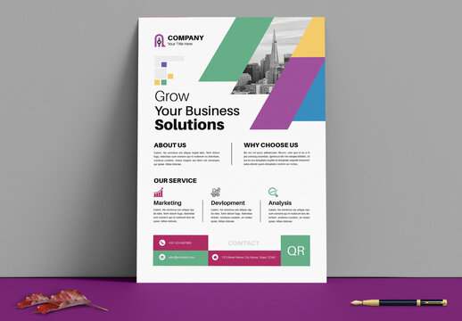 Modern Flyer Design Layout