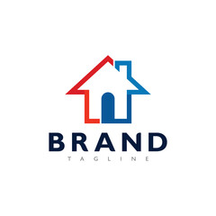 Home Architecture Logo Symbol for Construction Company and Property Business