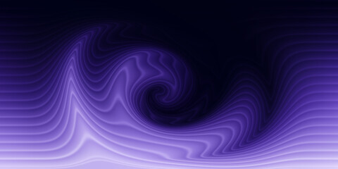 Fototapeta premium Abstract Purple Swirl Background with Elegant Wave Texture and Dark Gradient Liquid Flow