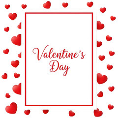 Celebrate valentine's day isolated on transparent background
