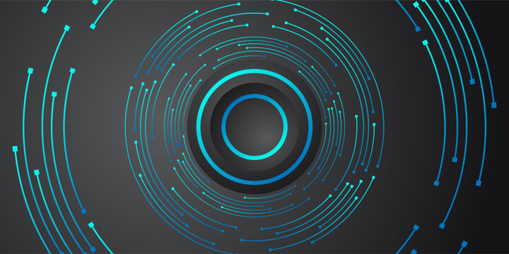 modern abstract background with circle shapes and line.advance tecnology background design. vector illustration