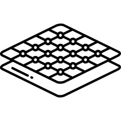 Layer Cooling Outline Icon