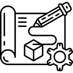 Prototype Outline Icon