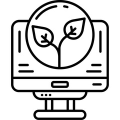 Sustainability Outline Icon