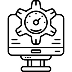 Design Optimization Outline Icon
