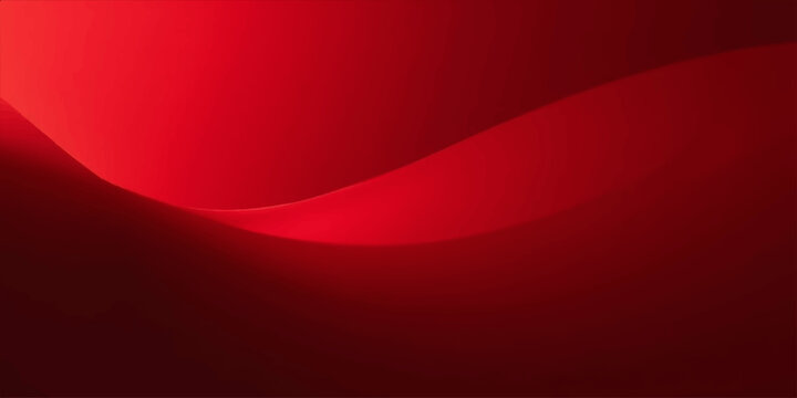 Smooth flowing red abstract background featuring soft silk waves and a decorative satin texture with elegant light curves and motion for a modern textile backdrop design