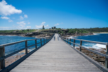 Obraz premium Island and sea in Sydney, New South Wales, Australia