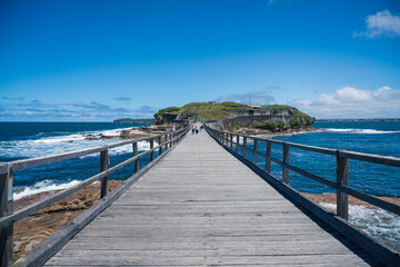 Obraz premium Island and sea in Sydney, New South Wales, Australia