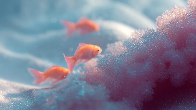 goldfish in aquarium