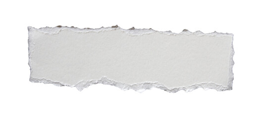 Naklejka premium piece of blank white paper texture background torn and ripped on transparent background. document frame design