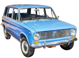 Retro car isolated on transparent