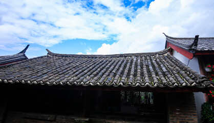 Architectural style of ancient towns in Asia