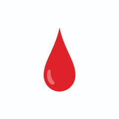 Fototapeta premium Red Liquid Drop Icon